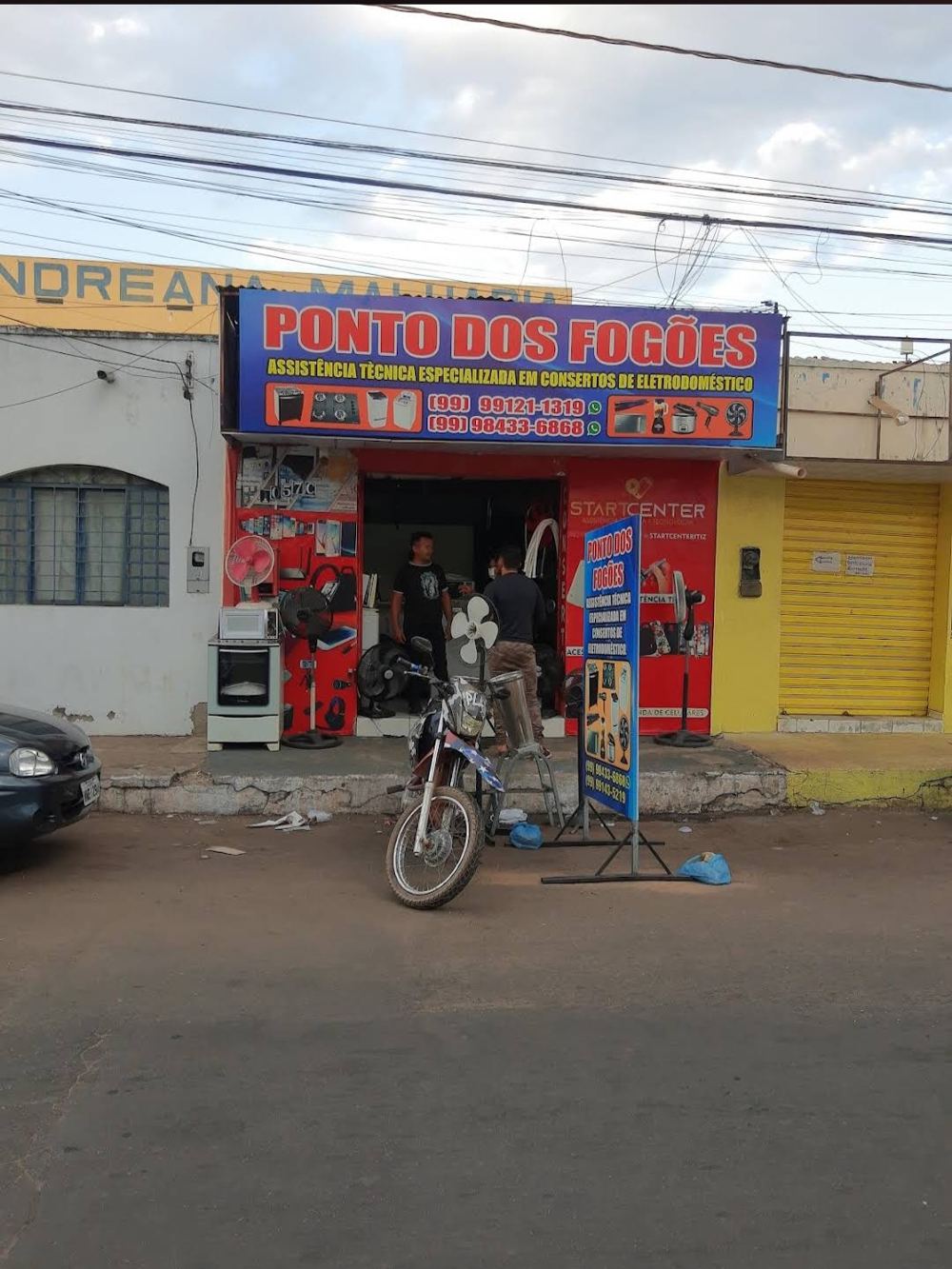 Fachada da loja Ponto dos Fogões em Imperatriz-MA